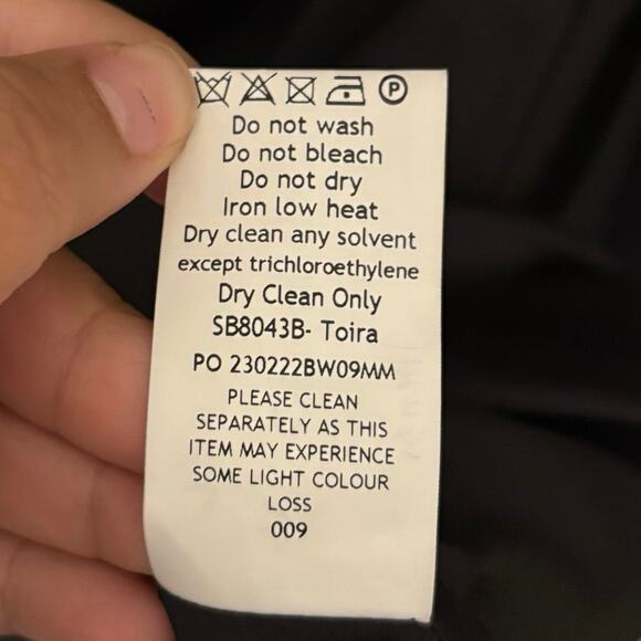 House Of CB Black Draped Corset Toira Mini Cocktail Dress Size XS - Picture 13 of 13